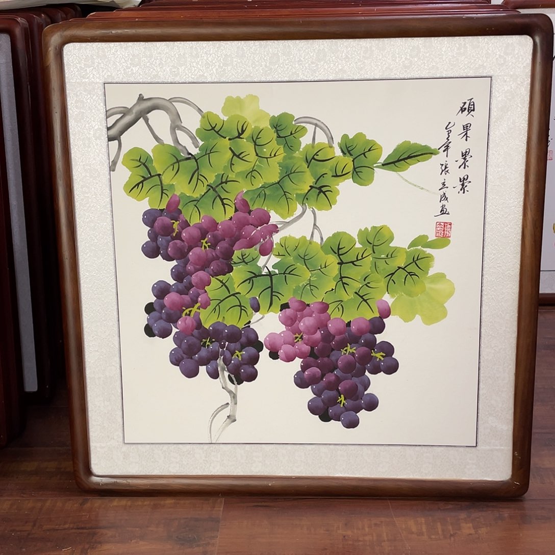 国画带框尺寸63*63厘米