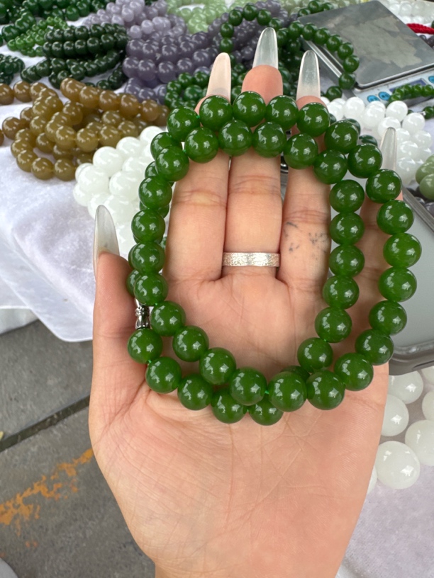 高端精品冰阳绿妈妈链 卡10