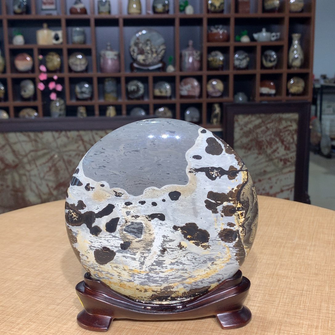 紫砂，广西国画石摆件，收藏观赏