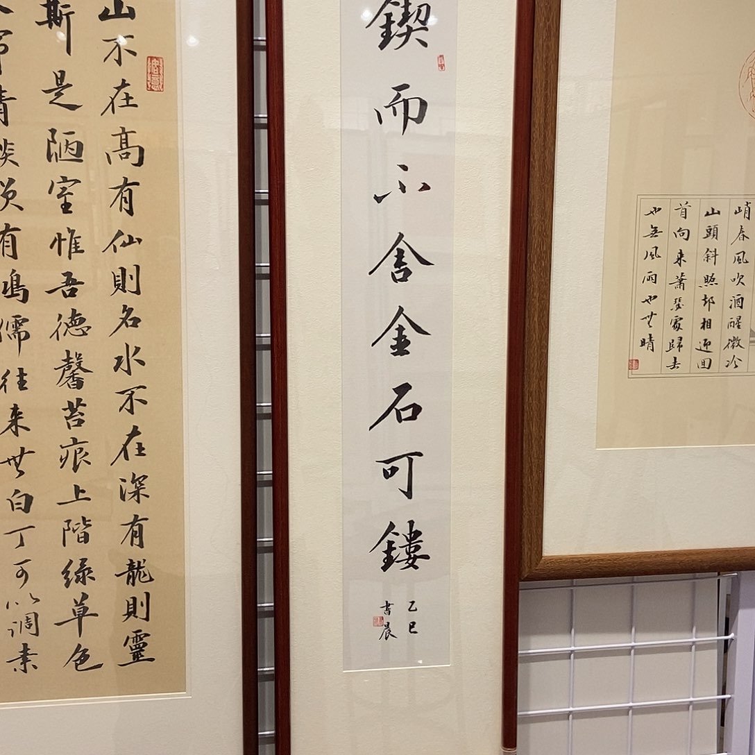 P***o书法15040 锲而不舍横版
