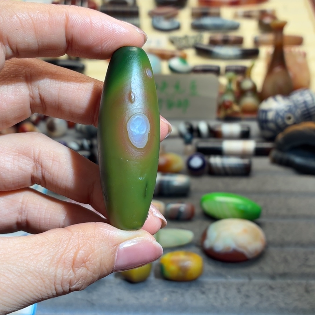 橘***汁玛瑙/玉髓合金颈饰