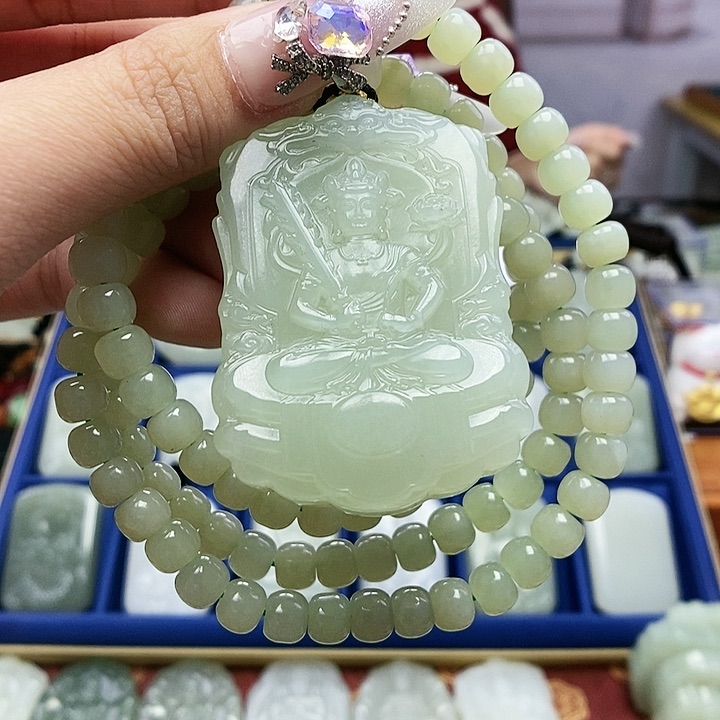 【闪购商品】和田玉颈饰未镶嵌轨****动