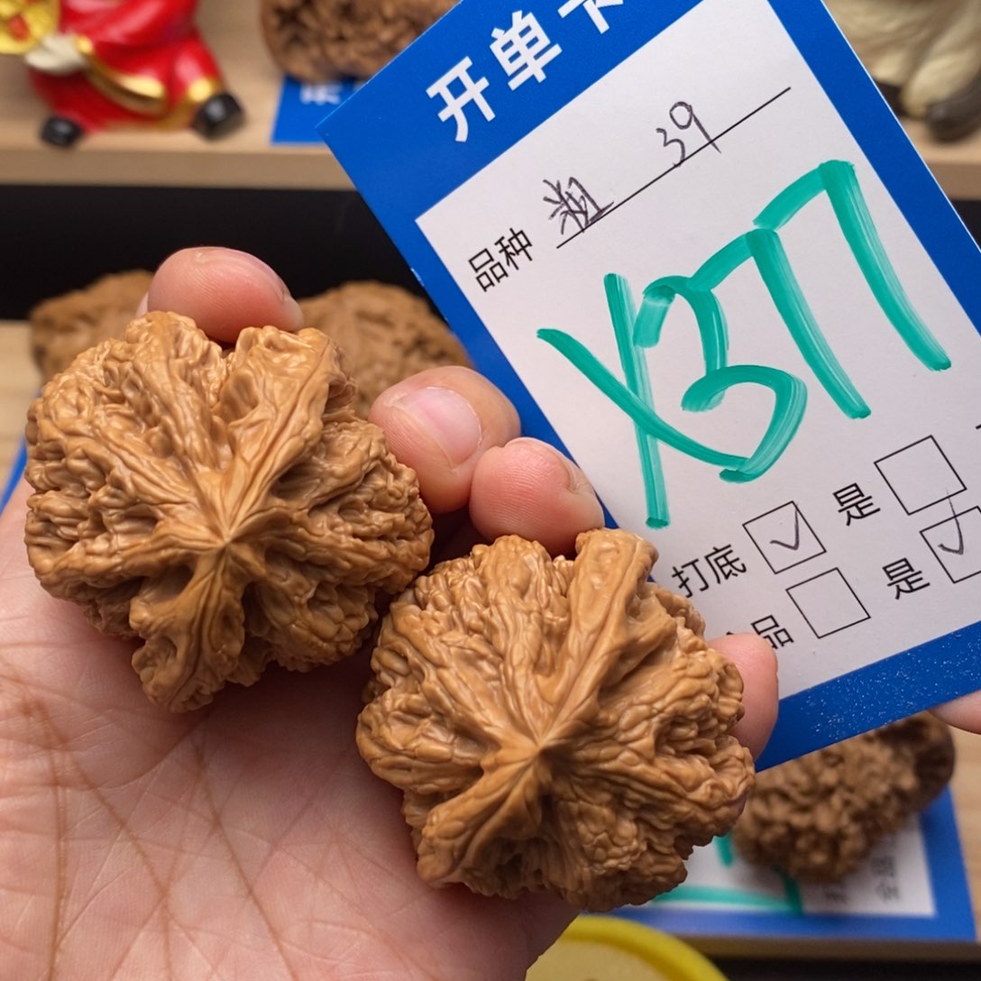 文玩核桃把件39尺粗筋