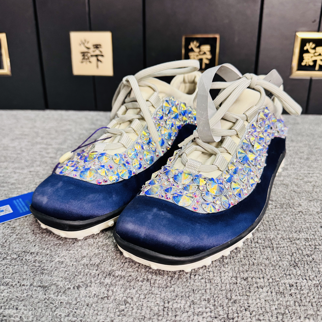 95新 MIU MIU/缪缪 花园宝石鞋36.5码ysc3351