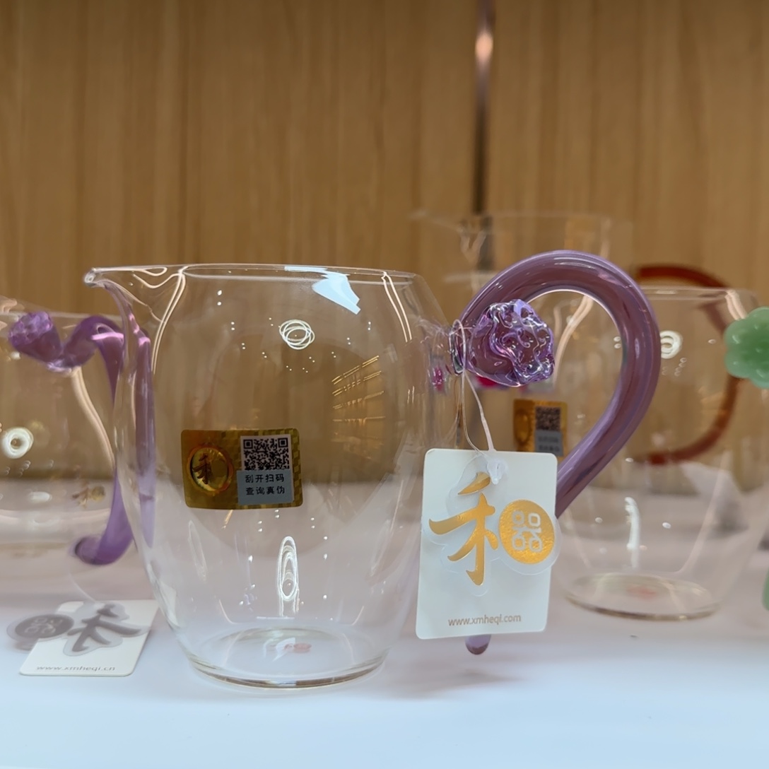 小***点禾器怡莲公道杯浅紫色