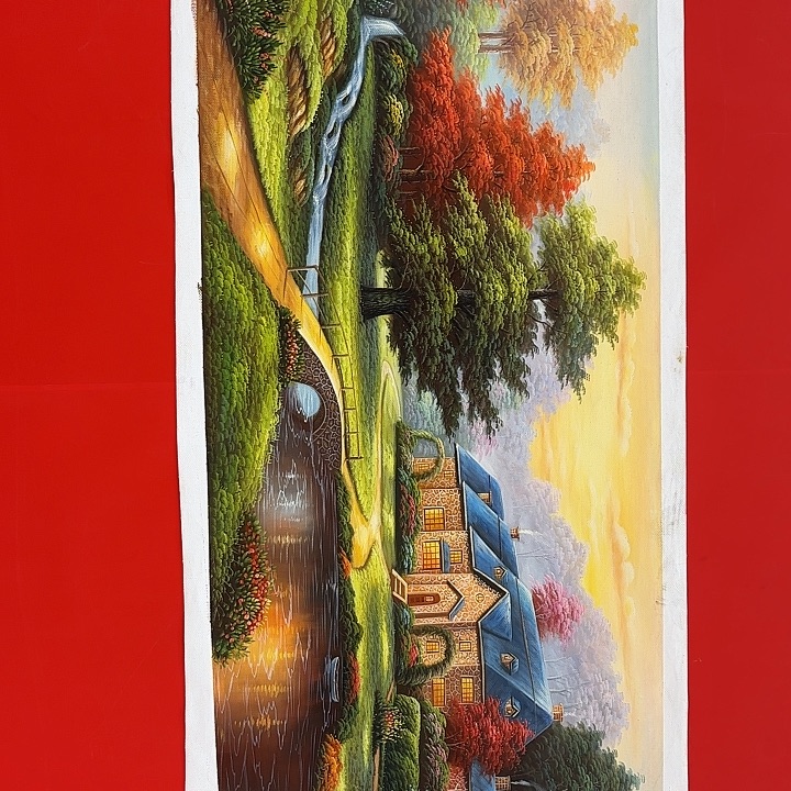 用***诚国画二郎老师去伪存真原作