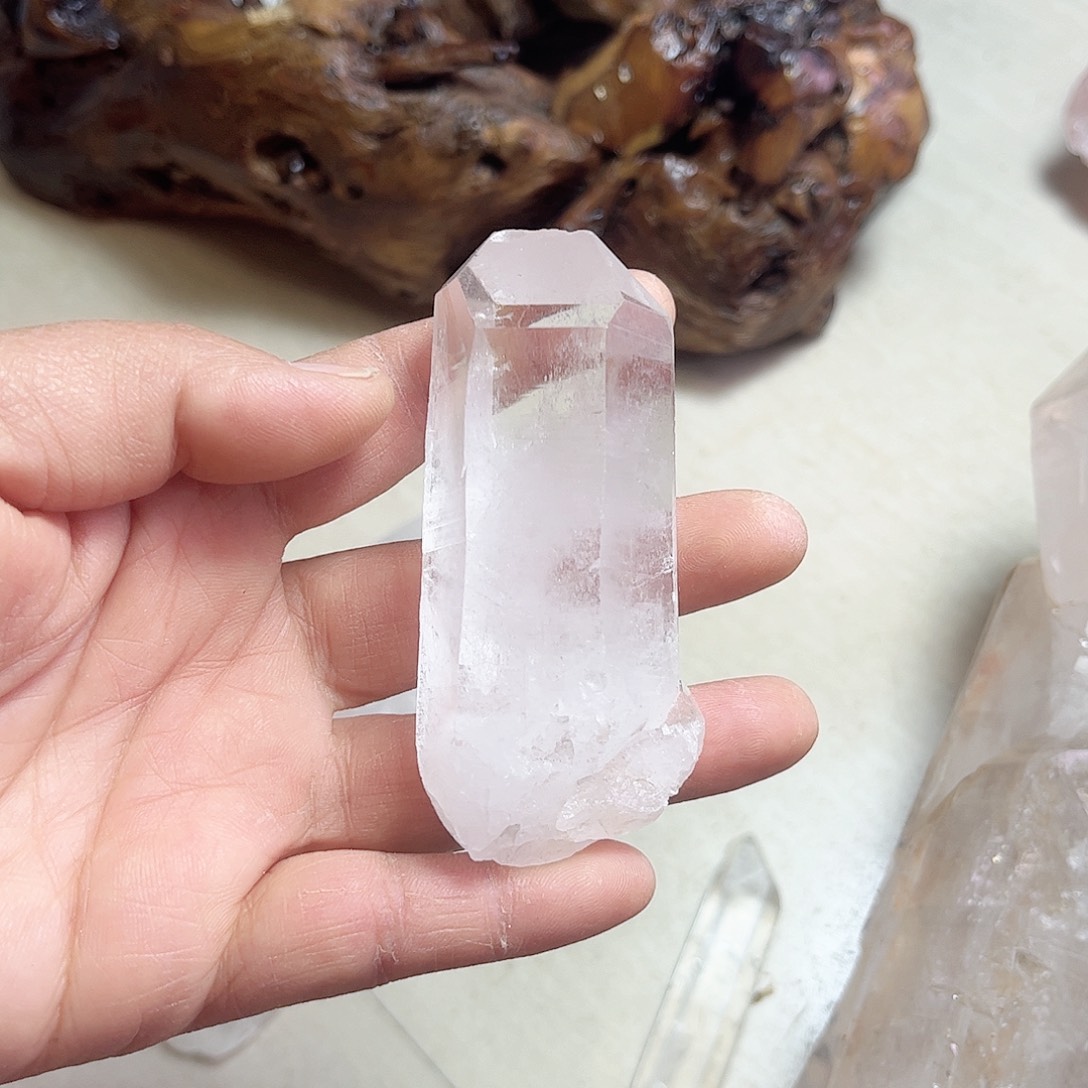 水晶天然水晶原石未镶嵌小****计