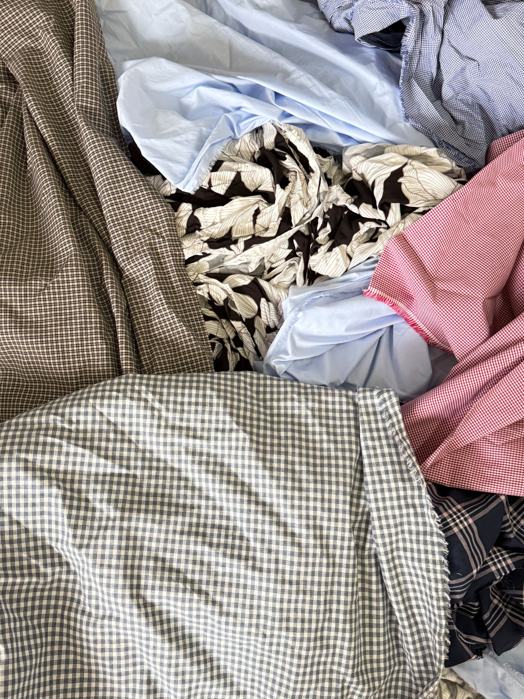 【第二单拍这里】外贸工厂尾货布 零头布 微瑕 不退换 介意勿拍