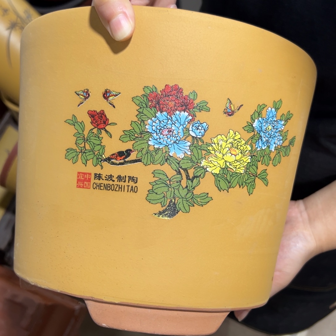 紫砂花盆口径20 17