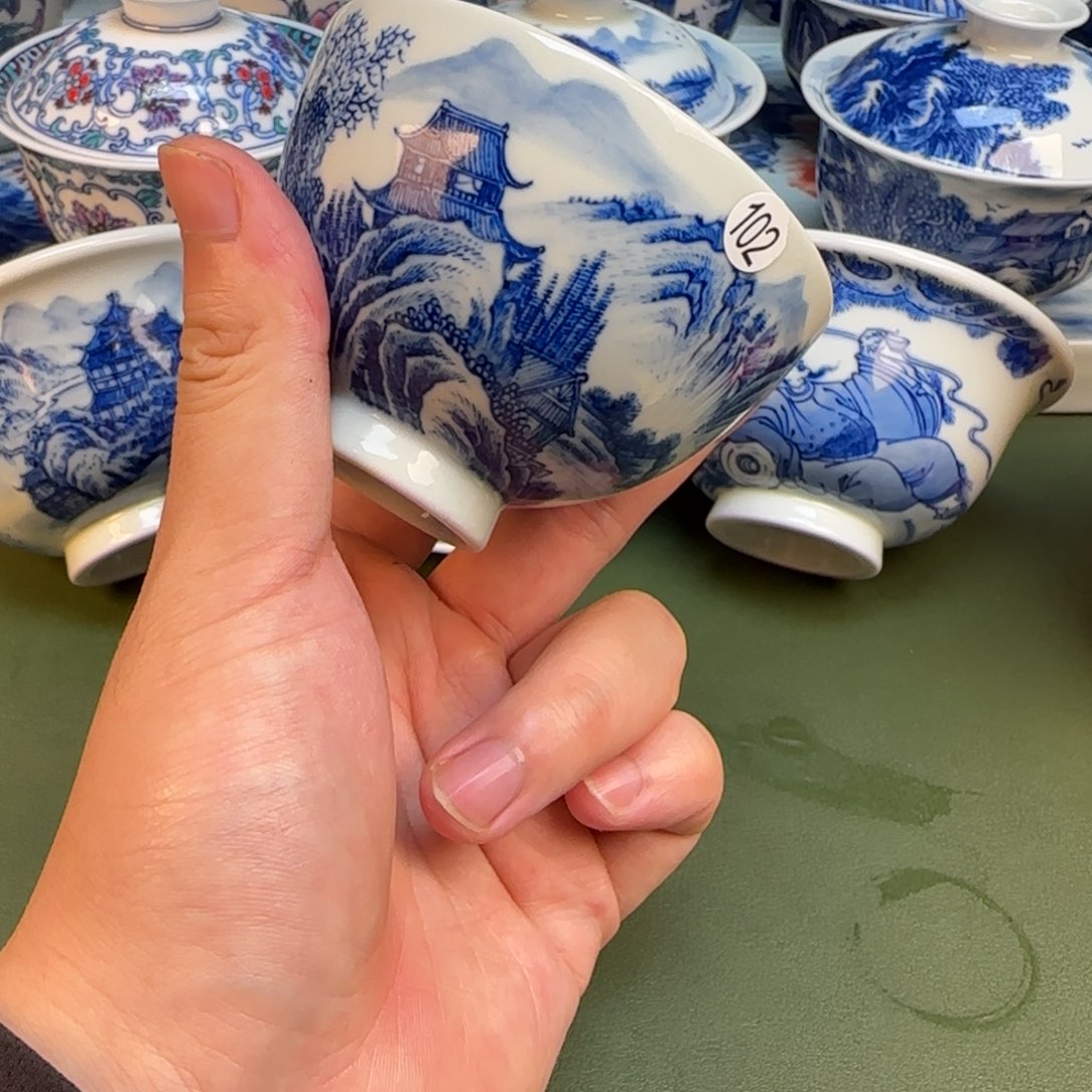 彦祖纯手工手绘茶具102