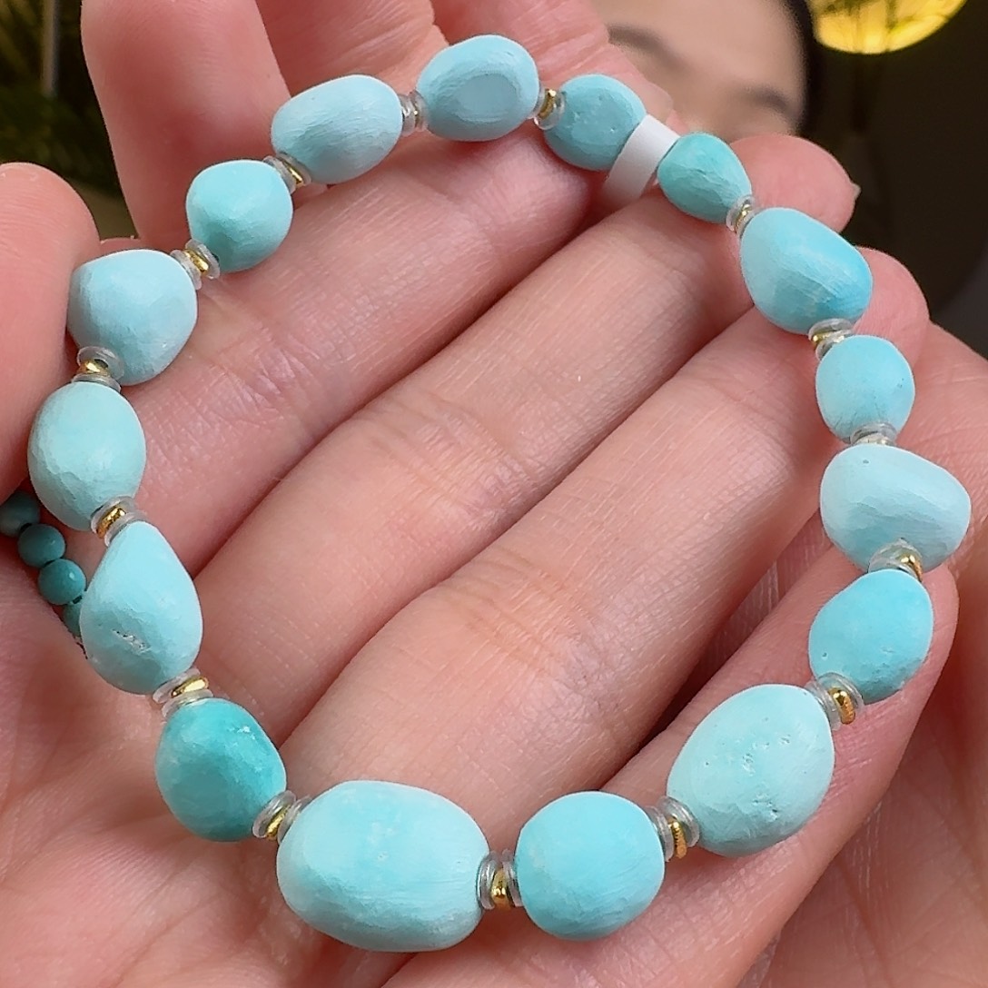 绿松石珠宝奇石未镶嵌