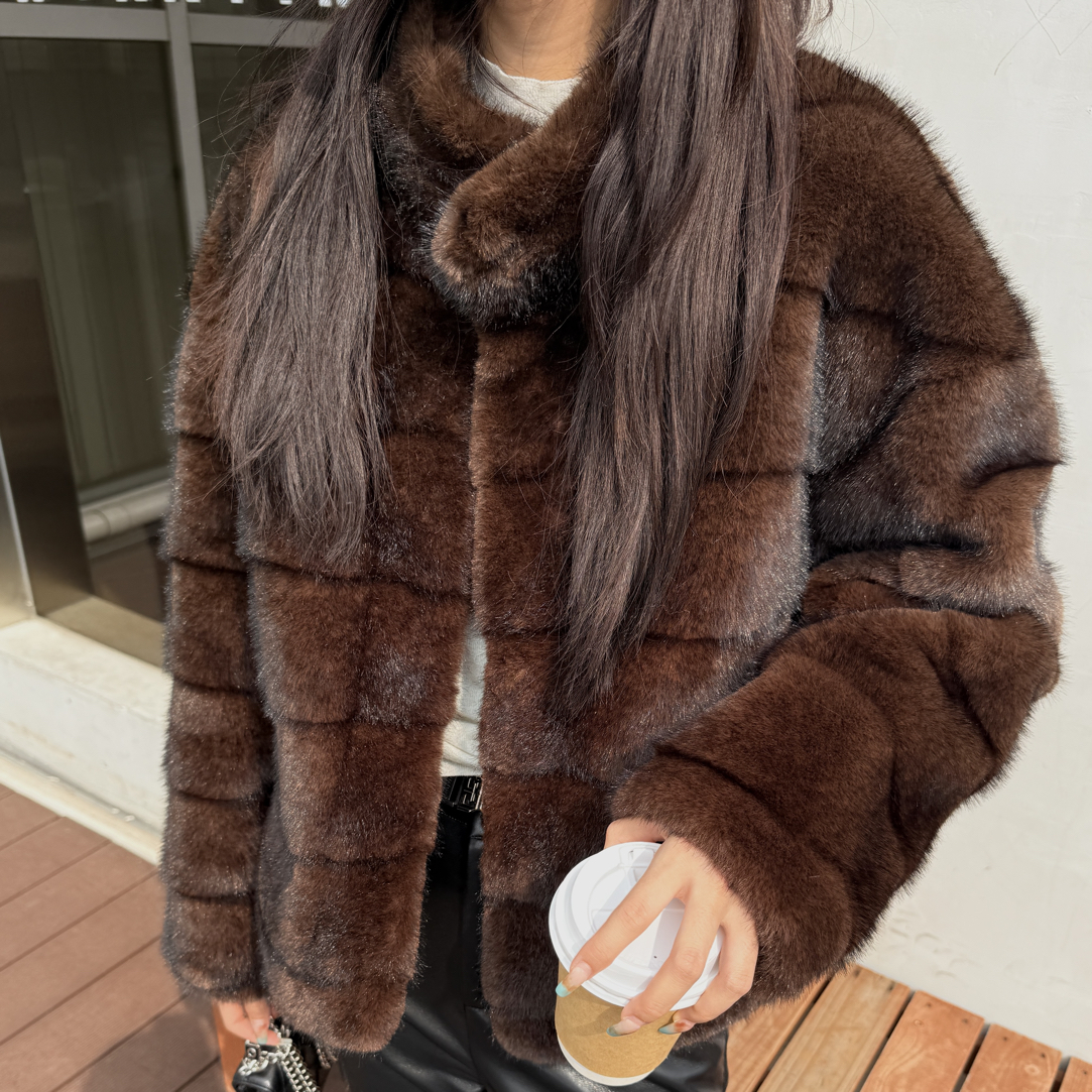 邹先森9312-29冬季设计师新款竹节百搭高端外套