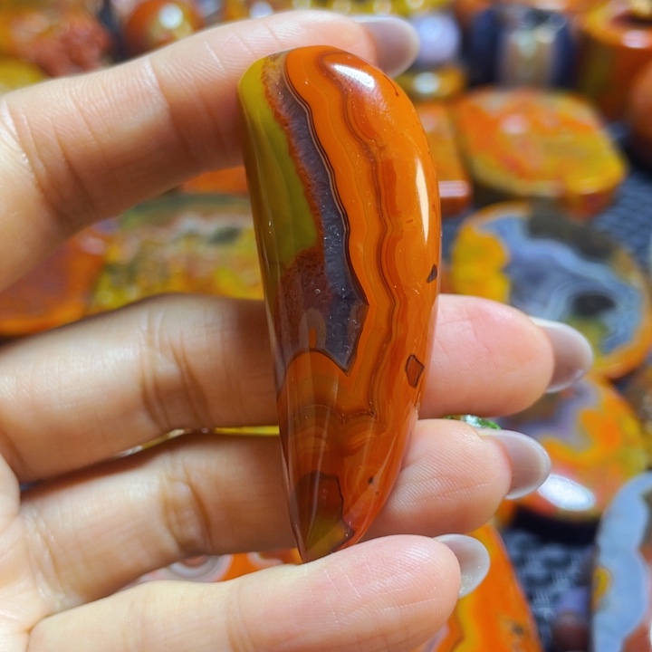 玛瑙/玉髓战国红吊坠未镶嵌