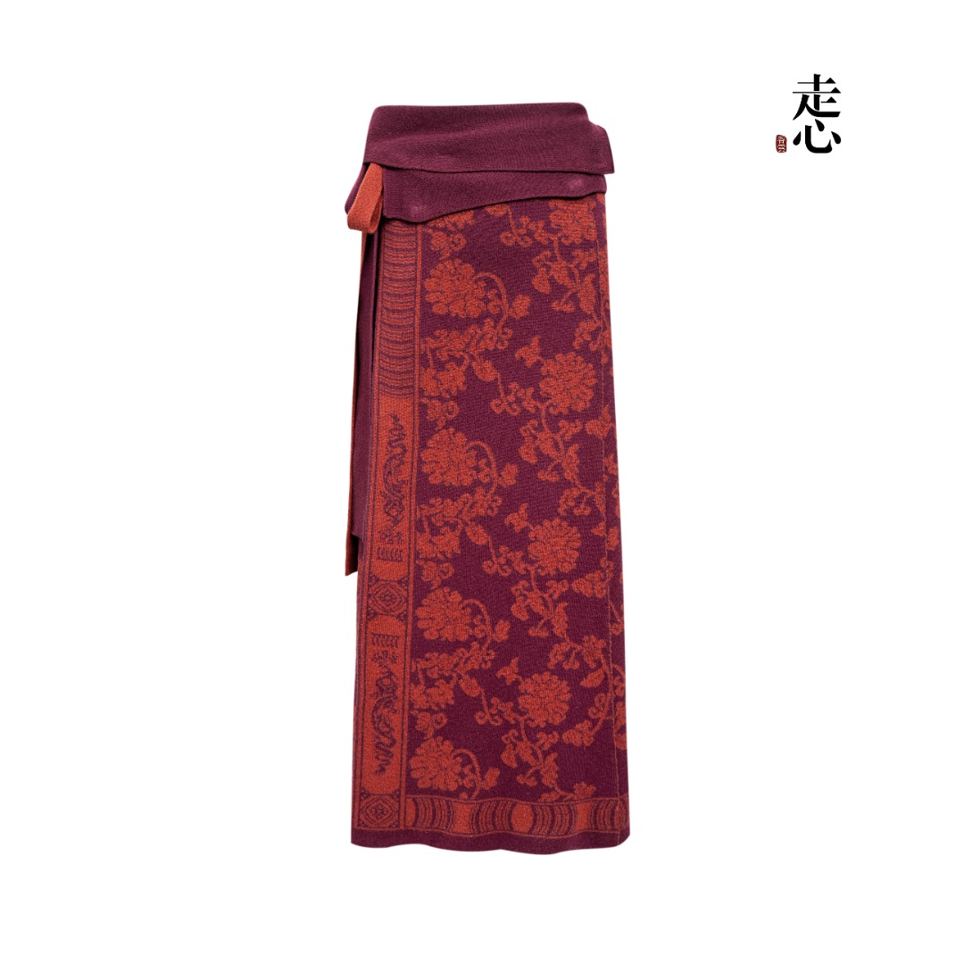 【香云走心】羊绒 半裙25ZX2536（克重810g）