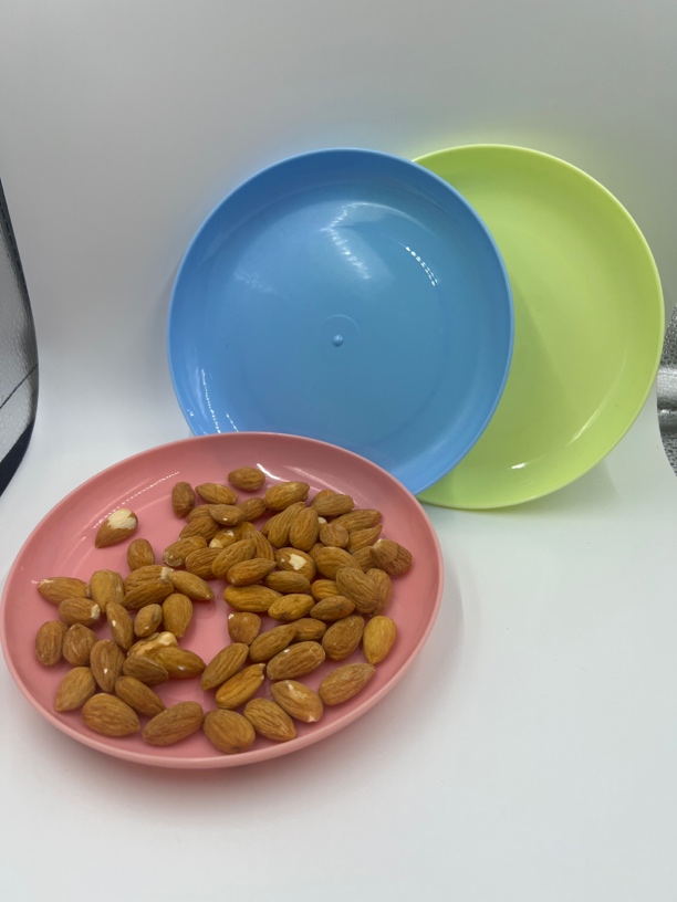 骨碟家用塑料圆形小盘子碟子吐骨头盘碟小吃菜碟餐桌收纳装垃圾渣