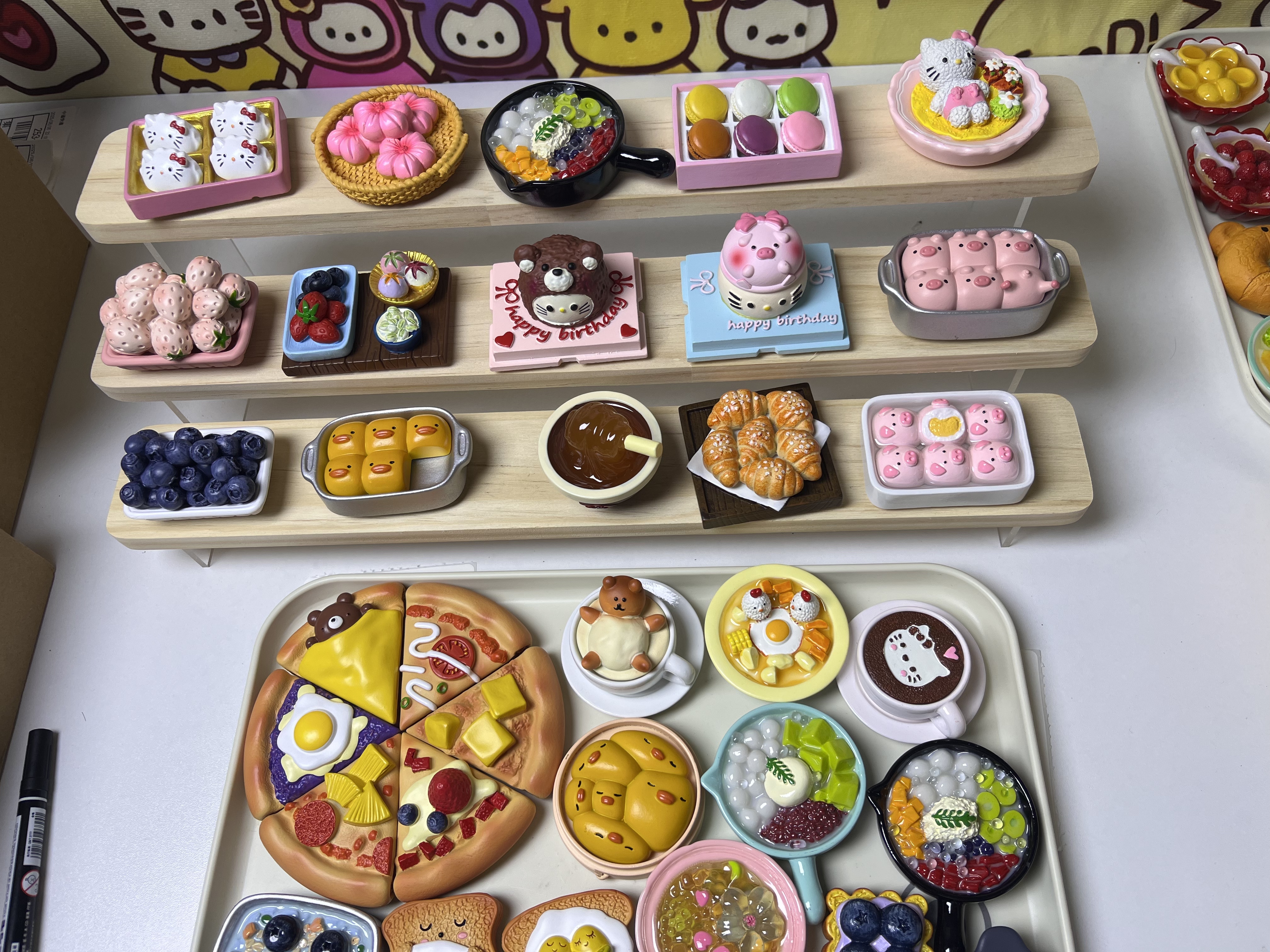 随机冰箱贴1个真美食立体树脂磁吸冰箱贴创意装饰