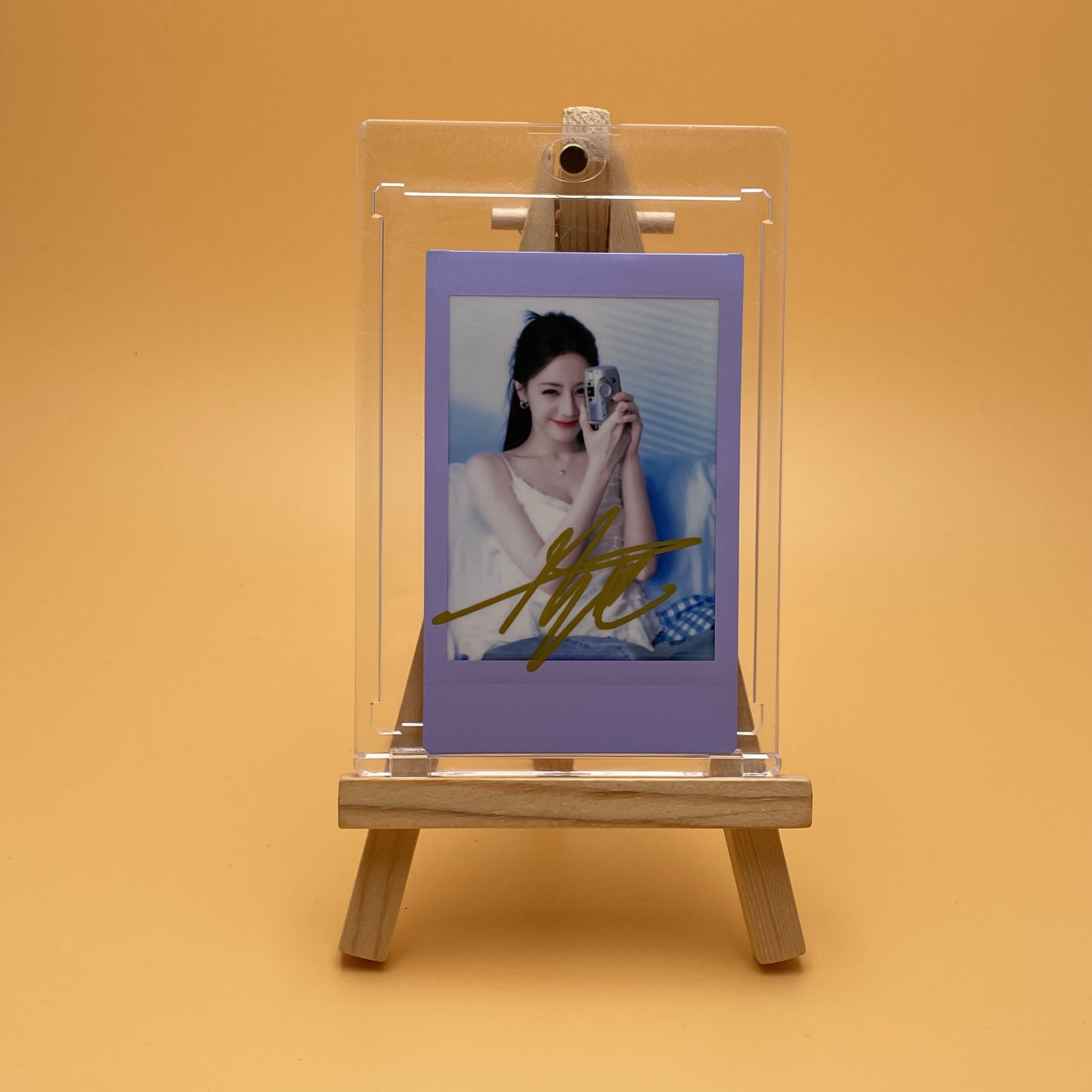 【迪丽热巴】私渠签名正品3寸拍立得