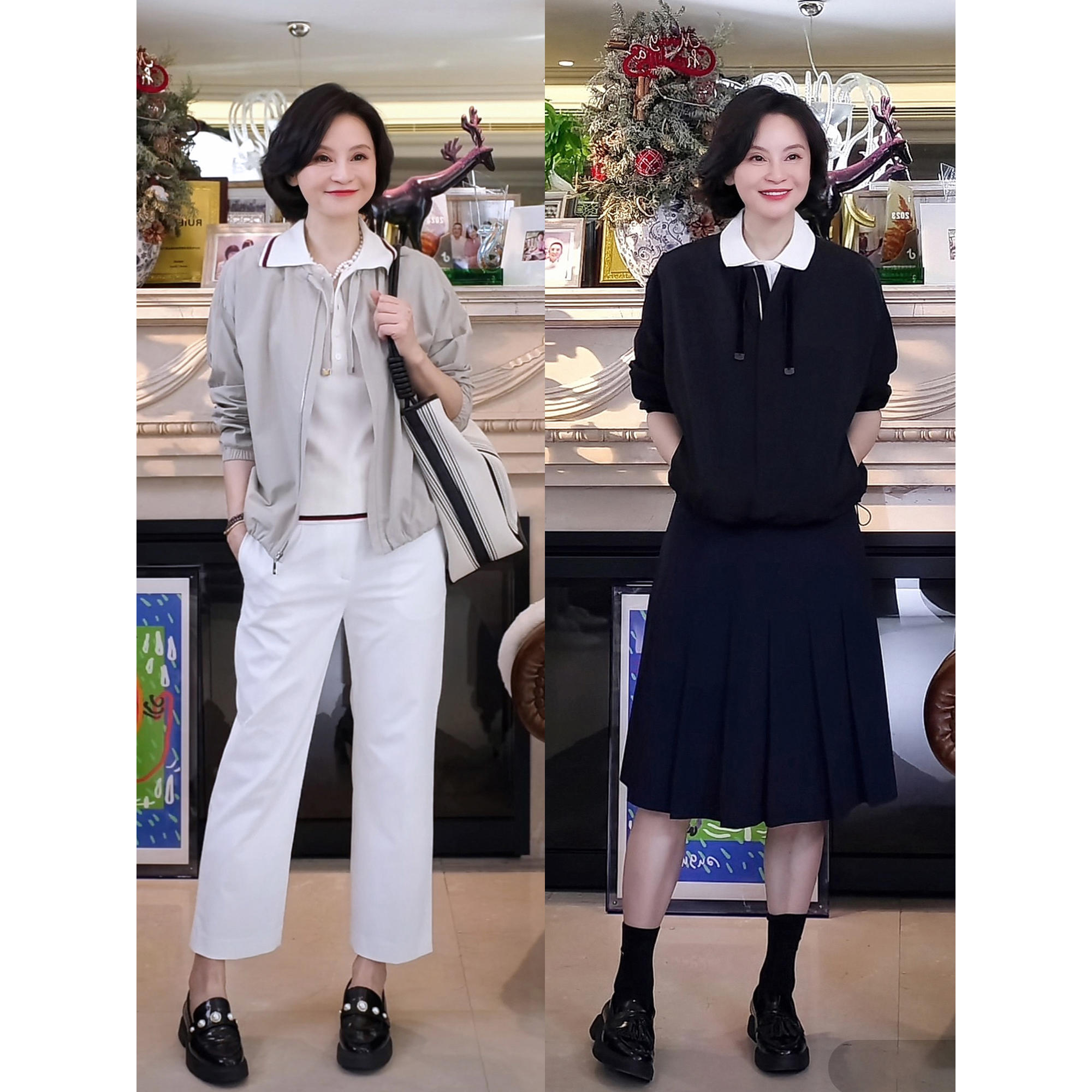 我是摩羯 等风来 50D高密斜纹肌理立体剪裁H型插肩袖户外防晒外套