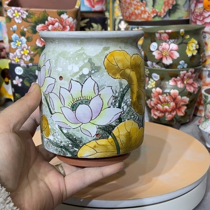 红陶景德镇艺术手绘作品