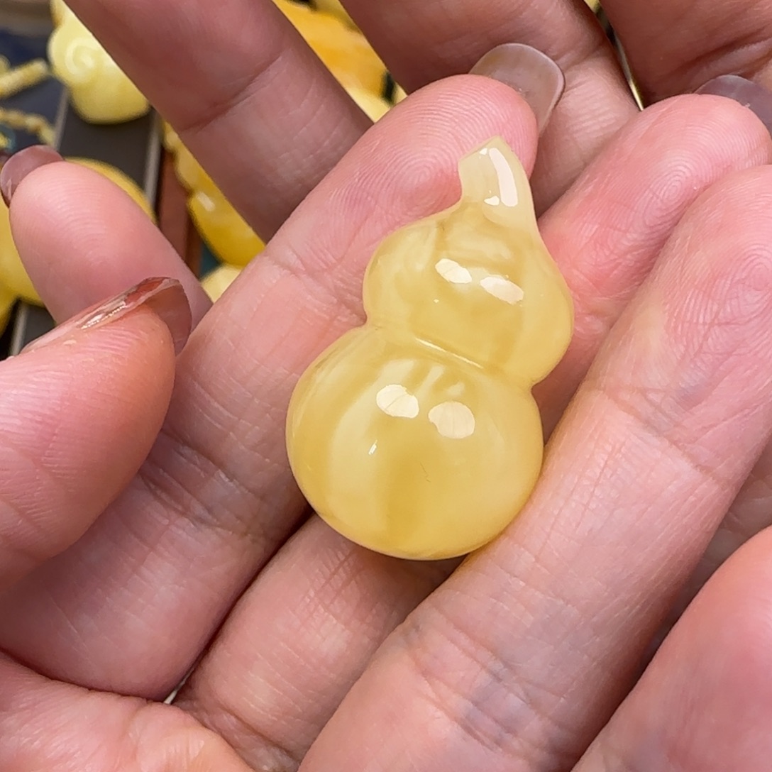蜜蜡颈饰未镶嵌天然蜜蜡