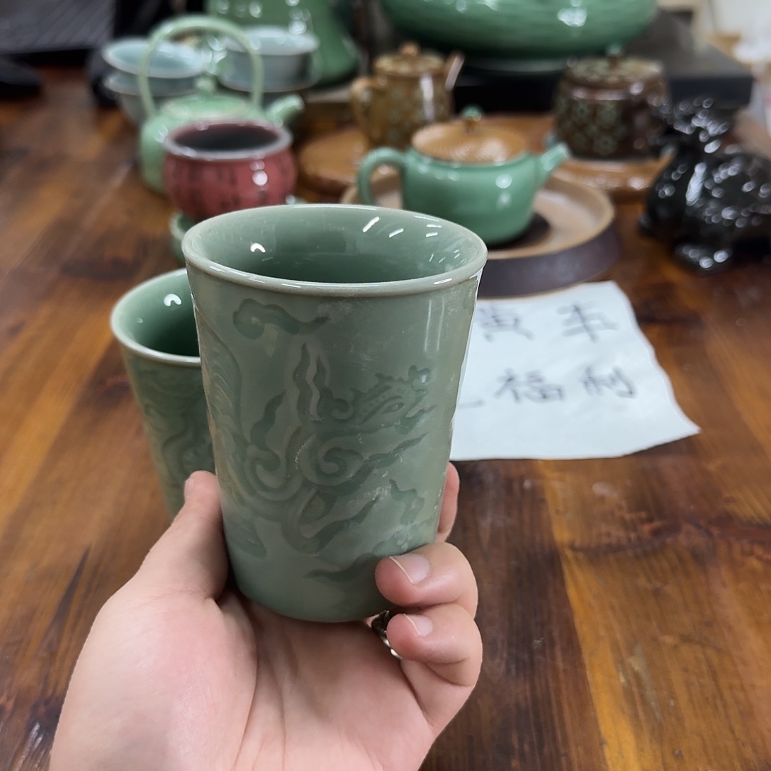小仲青瓷茶器微瑕7228