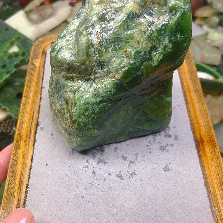 未镶嵌和田玉珠宝半成品秦*青