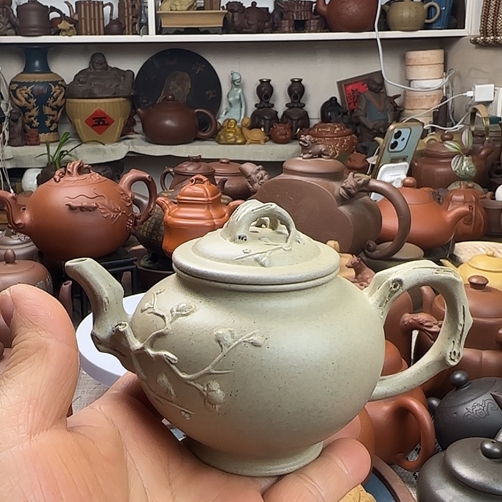 忠***茶壶本山绿泥原矿紫砂全手工