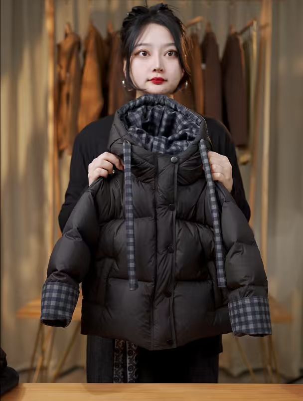 【小梨涡】2025新款羽绒服男女童冬季双倍充绒量韩版保暖加厚时尚