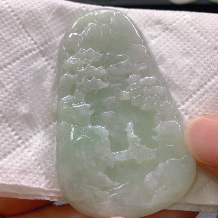 翡翠未镶嵌颈饰翡翠