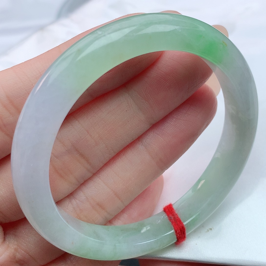 翡翠手镯未镶嵌52圈口882163