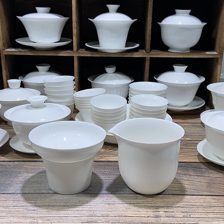 *****骨瓷公道杯+高座茶漏一套