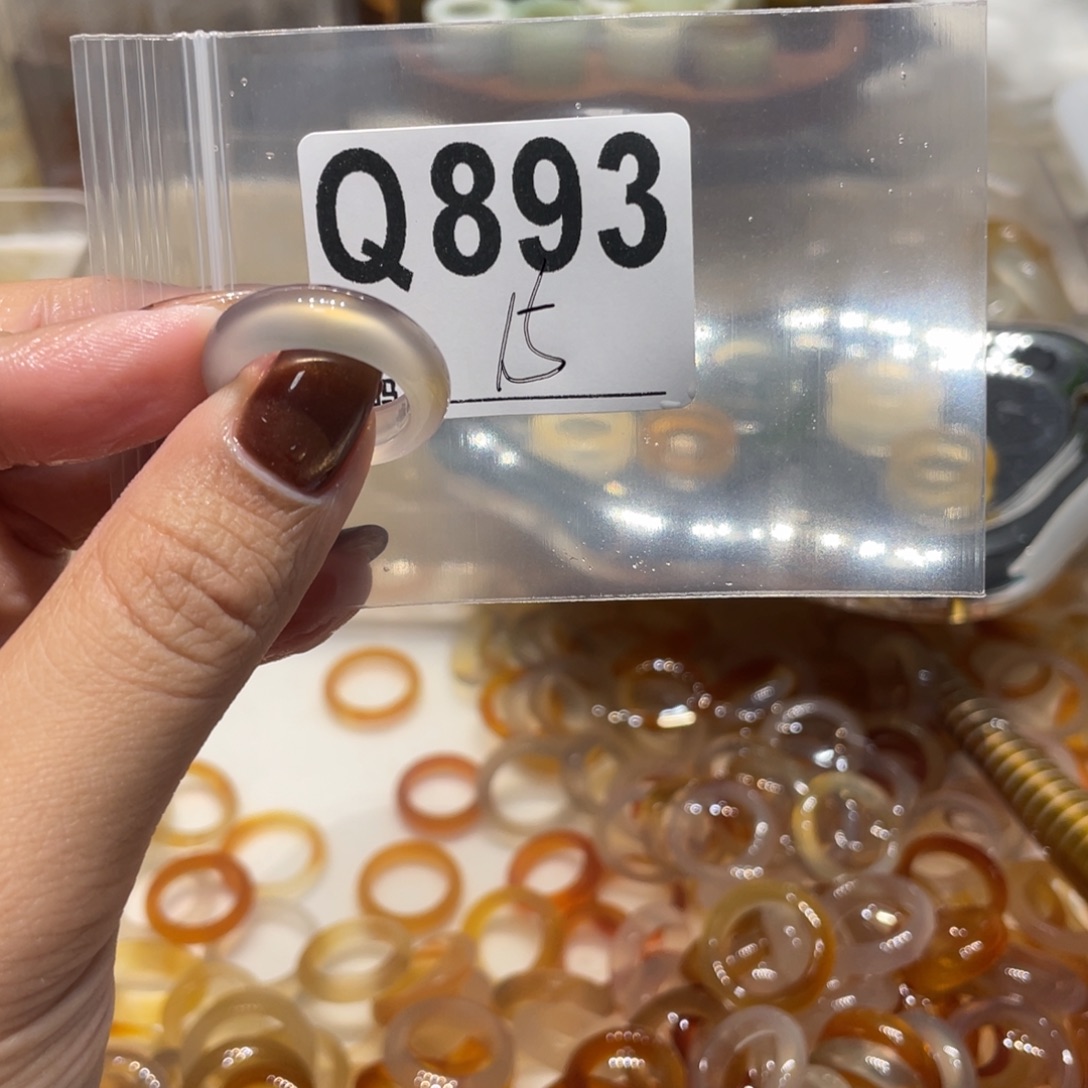 玛瑙/玉髓未镶嵌戒指893