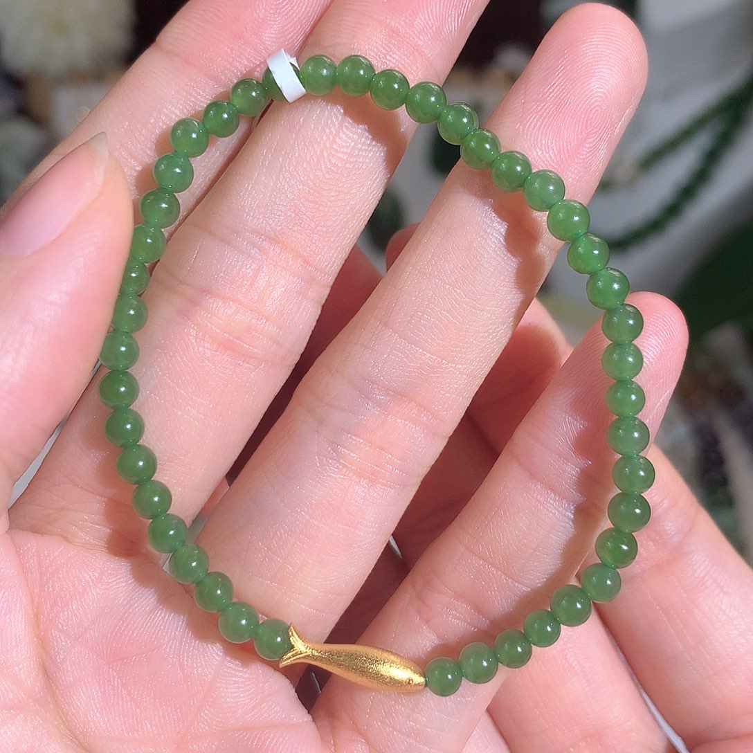 和田玉手链未镶嵌SJ