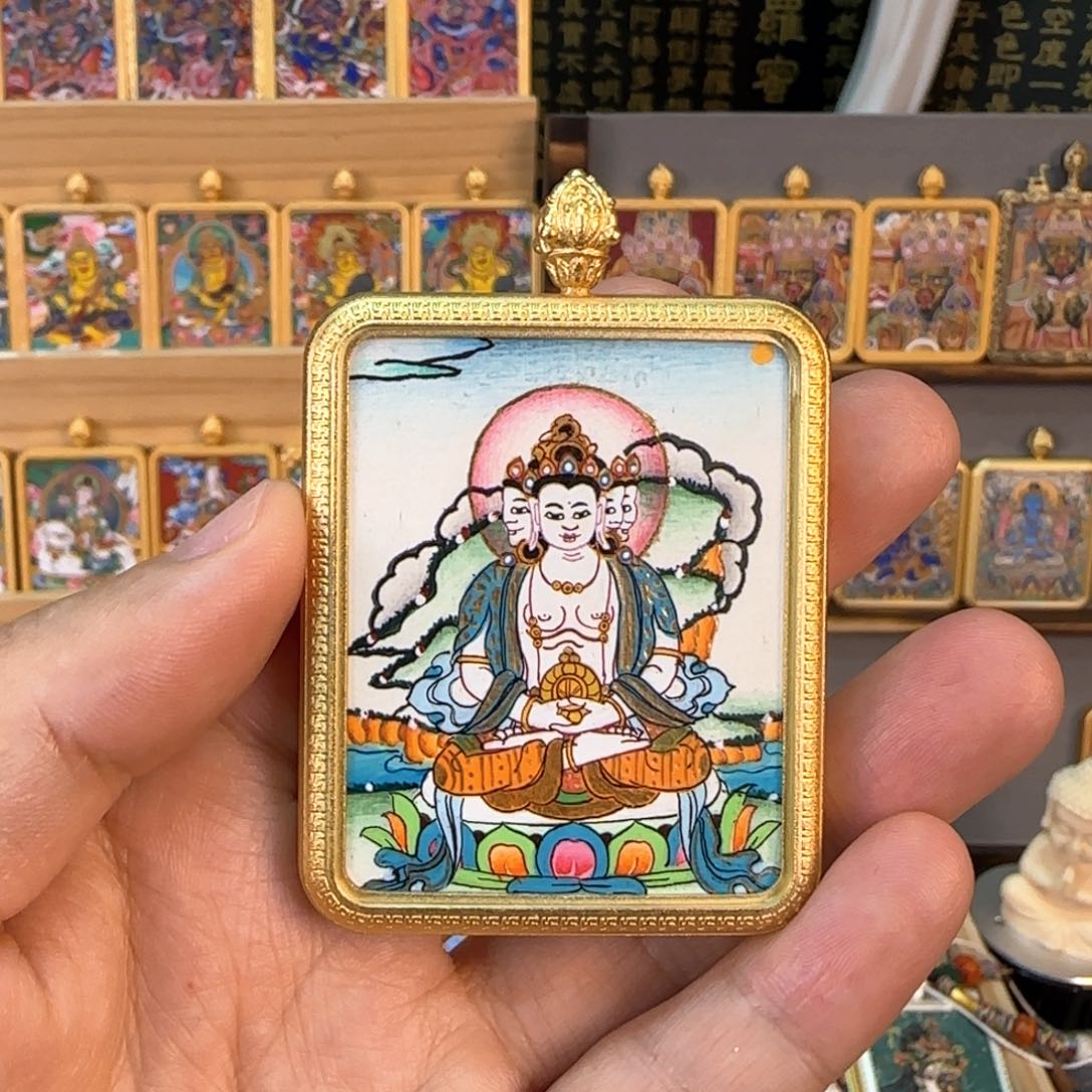 吊坠男****败纯手绘【大日】非遗文化