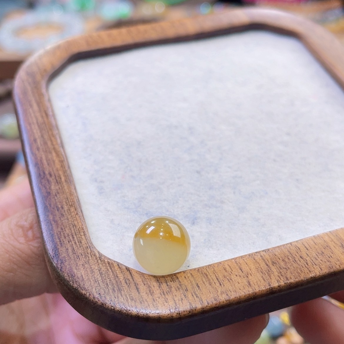 【闪购商品】翡翠颈饰未镶嵌鸳鸯黄