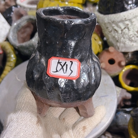 粗陶花盆手工花盆制作