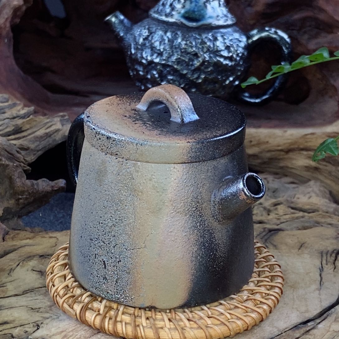 建水紫陶柴烧茶具