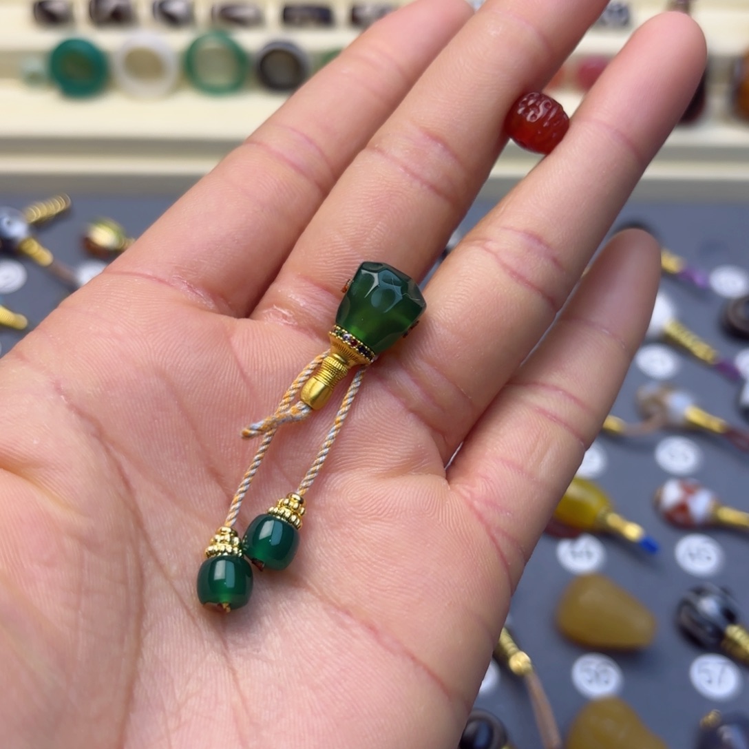 玛瑙/玉髓隔珠未镶嵌