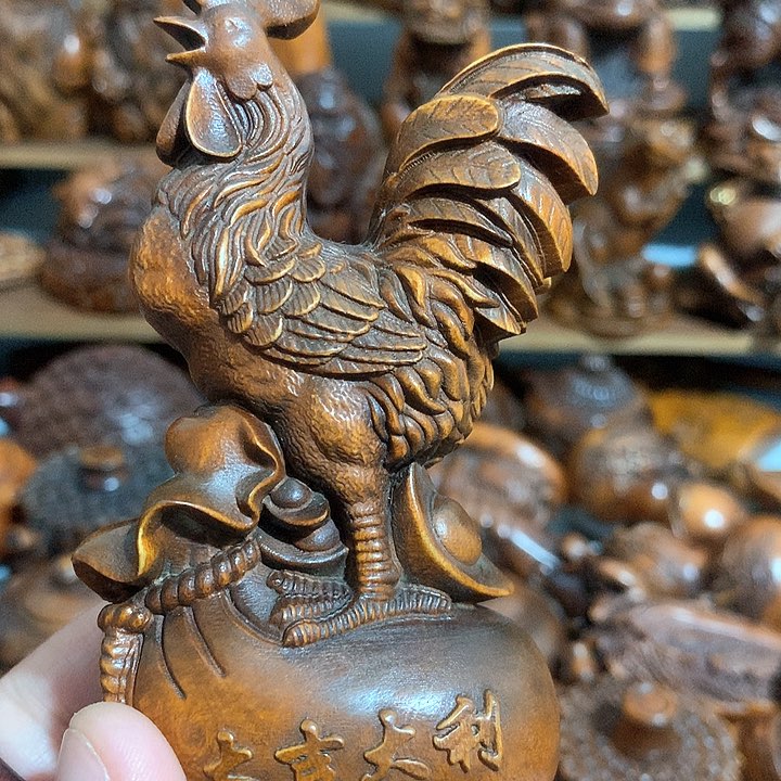 黄杨木大吉大利大公鸡