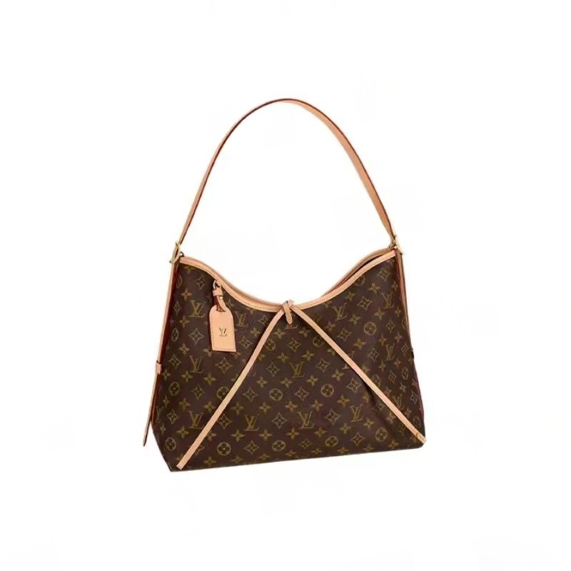 99新 LouisVuitton/路易威登 经典老花carryall托特包小号