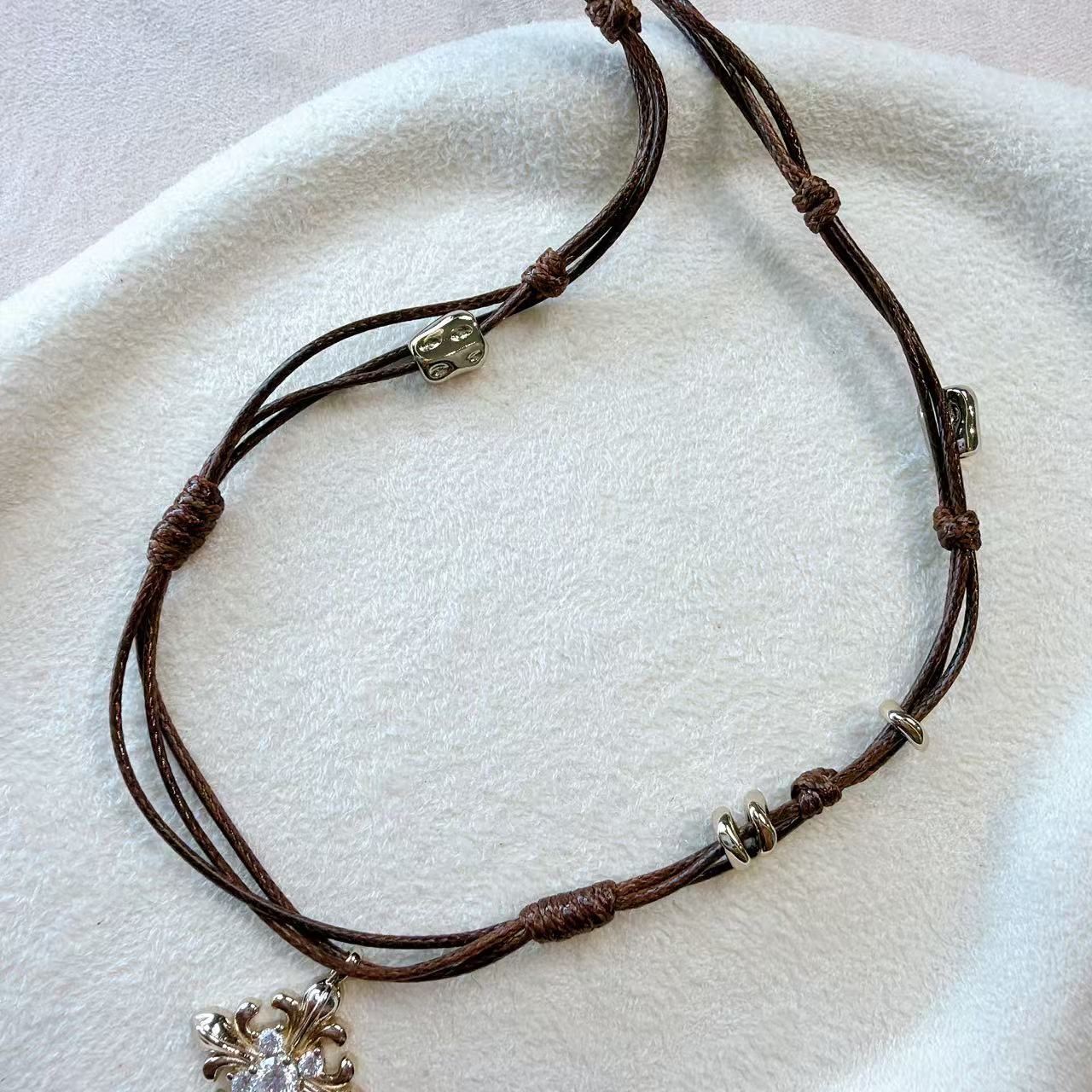 铜合金布艺项链 【AG•饰品】项链AG01765