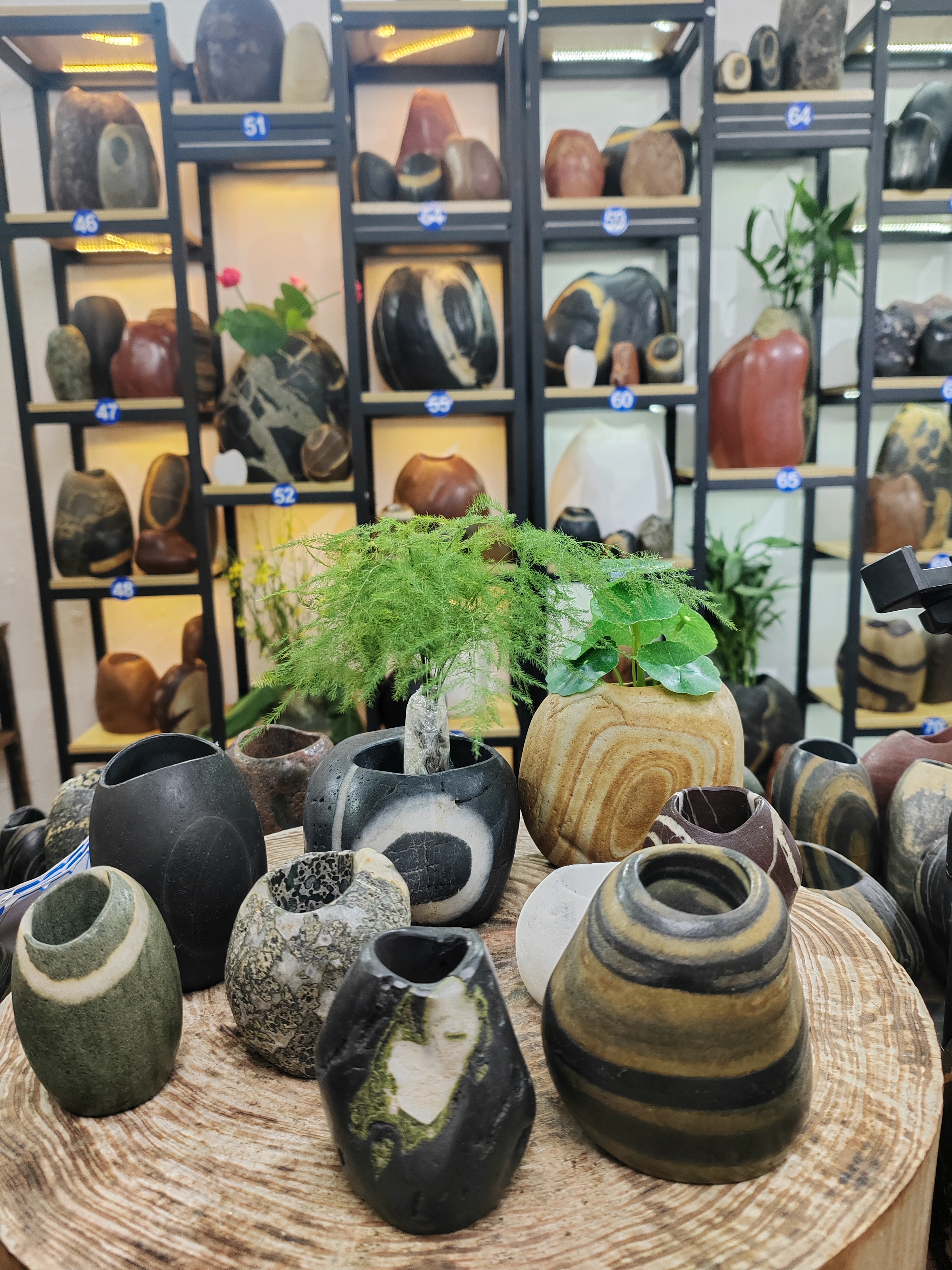 直播间一物一拍长江石，花瓶 花盆 摆件装饰 工艺品