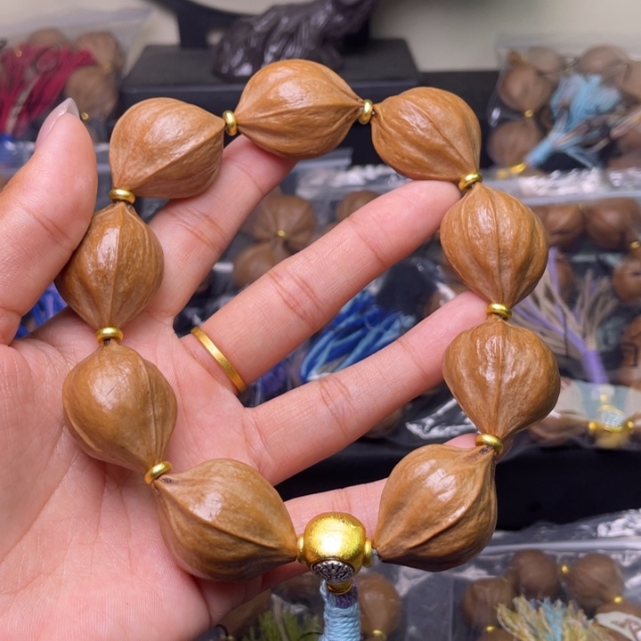 橄榄核手串/手链橄榄核2.4四花138