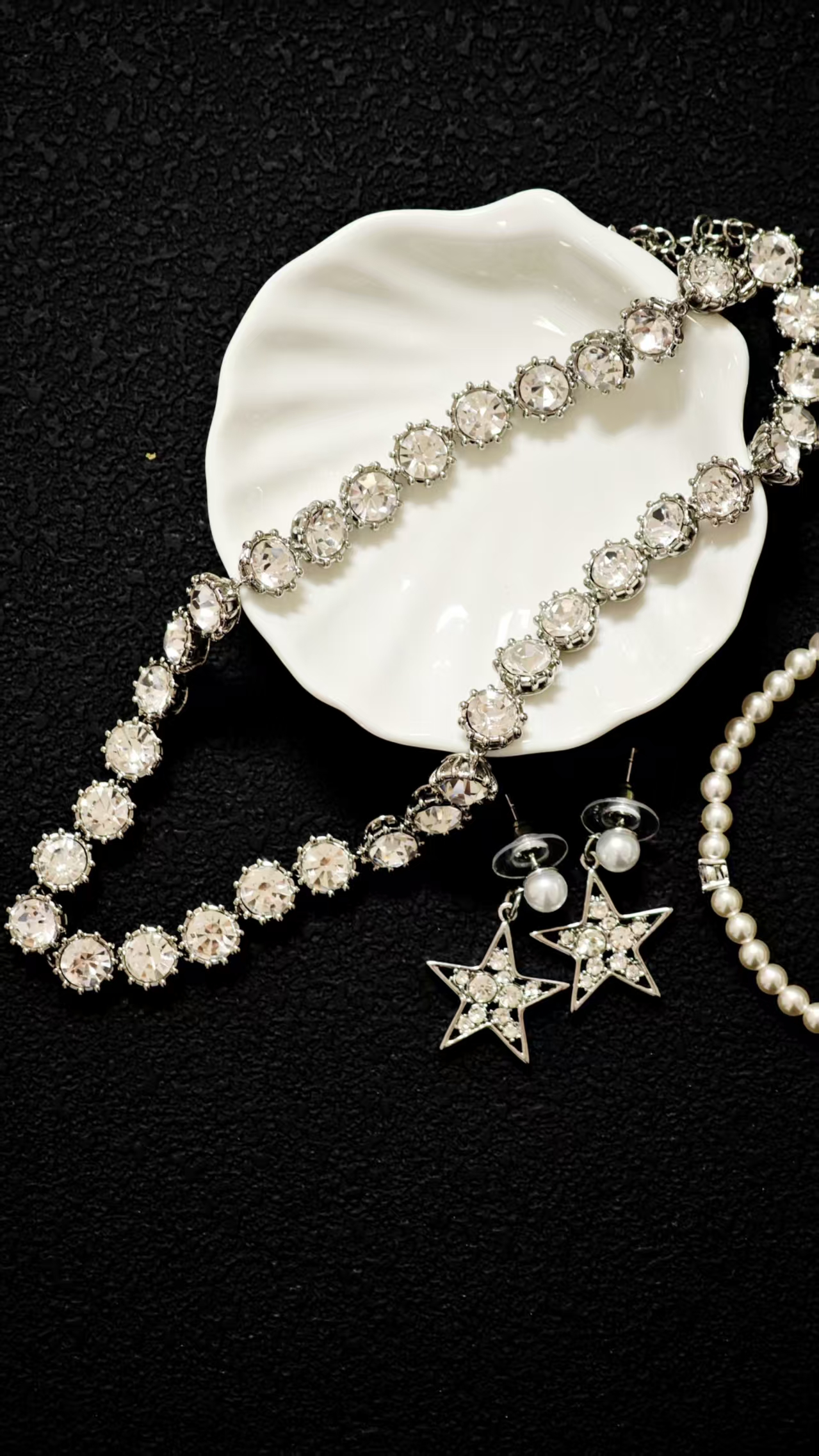 铜合金锆石胸针 E001-E050