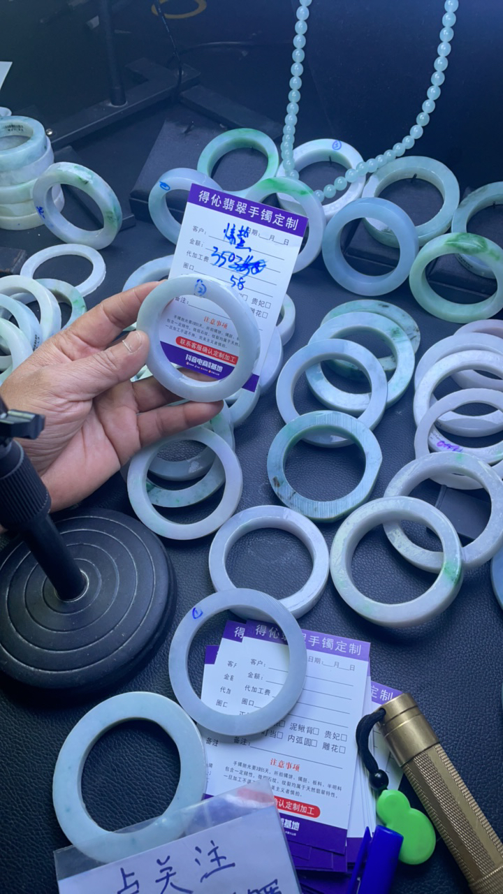 手镯链接 定制手镯天然缅甸翡翠A货正货定制