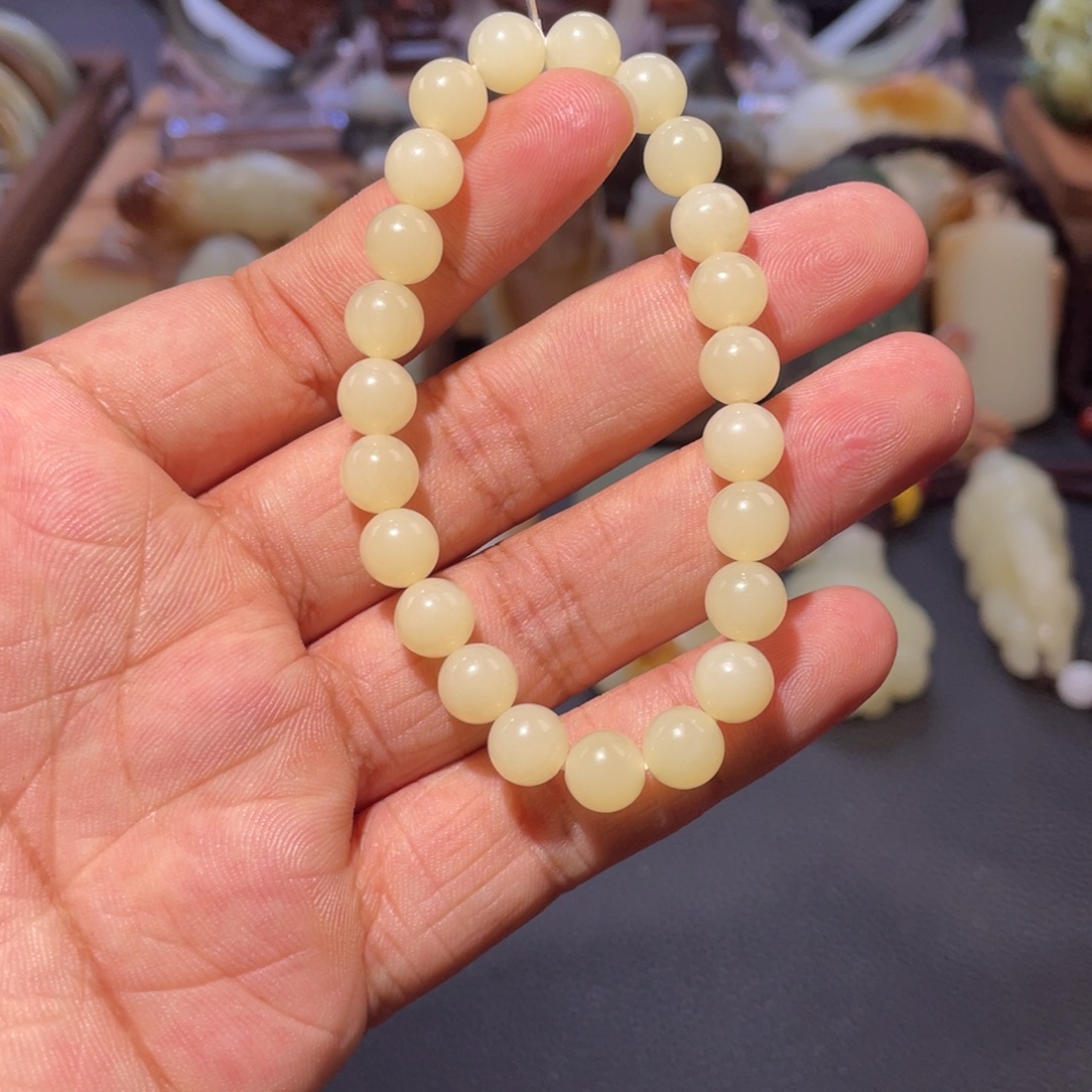 和田玉未镶嵌戒指