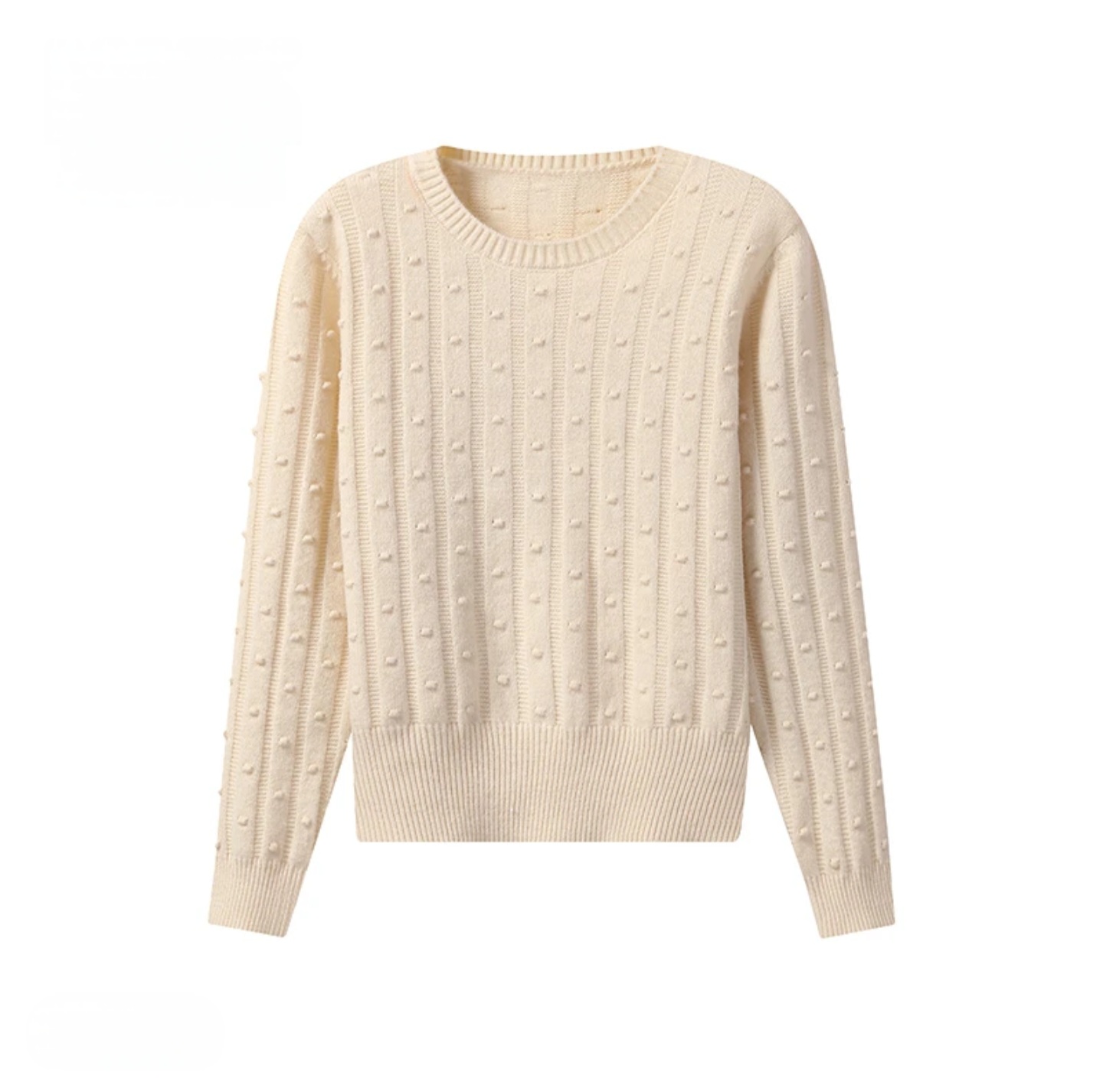 秋季纯色打底针织衫圆领内搭