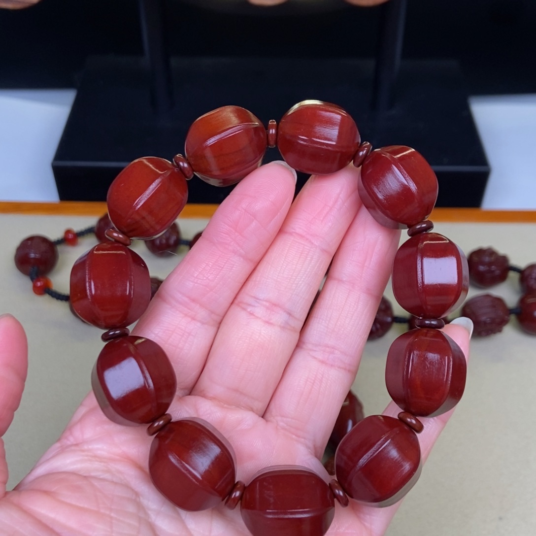 橄榄核吊坠六方六方