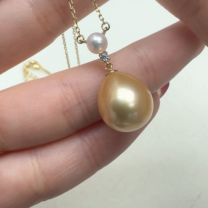 海水珍珠颈饰银S925镶嵌