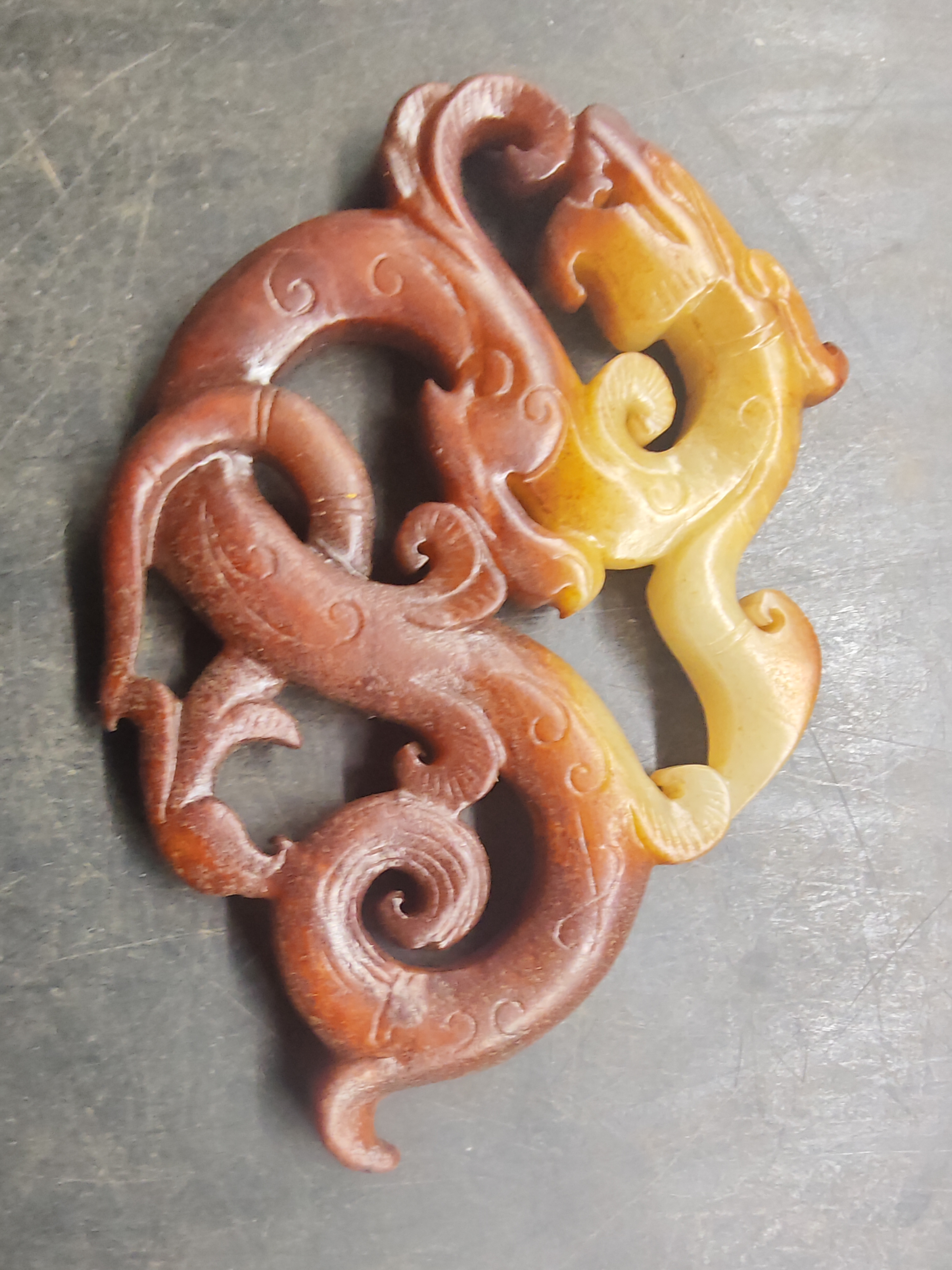 碎瓷片龙凤呈祥8888888